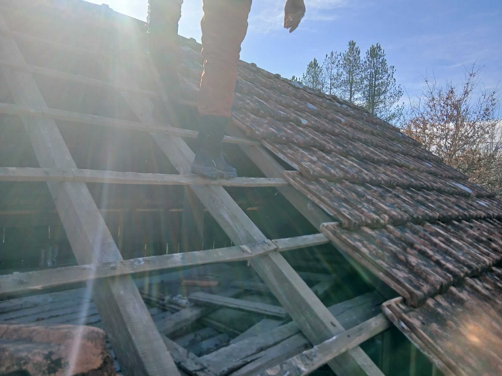 renovation toiture pendant